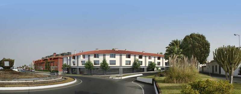 Boceto del nuevo edificio que promueve Vital Inmobiliaria en San Juan de Telde (foto TA)